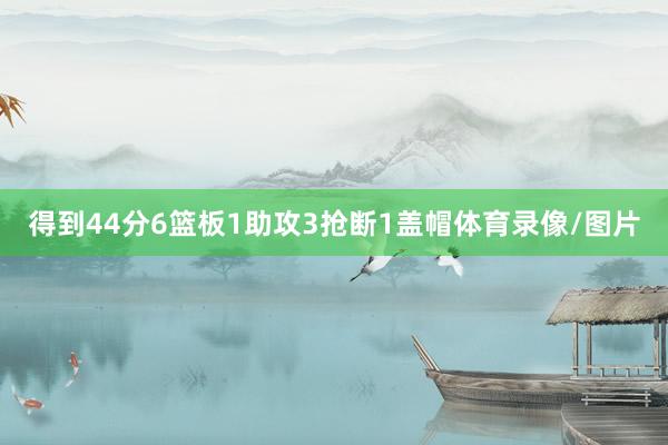 得到44分6篮板1助攻3抢断1盖帽体育录像/图片