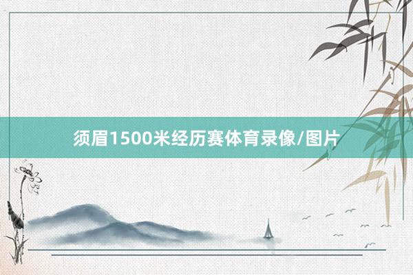 须眉1500米经历赛体育录像/图片