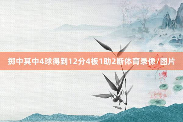 掷中其中4球得到12分4板1助2断体育录像/图片