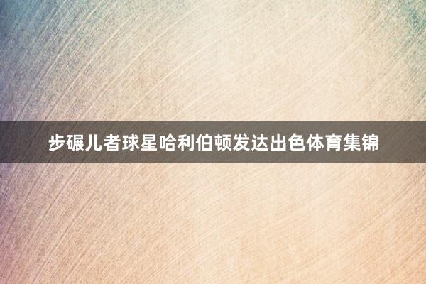 步碾儿者球星哈利伯顿发达出色体育集锦