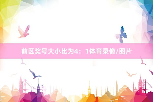 前区奖号大小比为4：1体育录像/图片