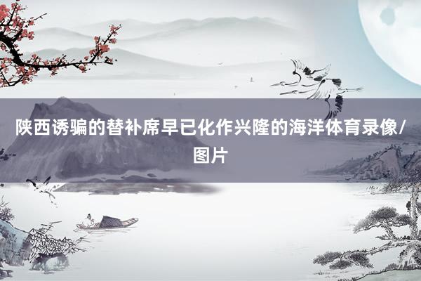 陕西诱骗的替补席早已化作兴隆的海洋体育录像/图片