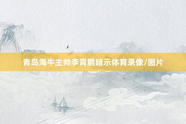 青岛海牛主帅李霄鹏暗示体育录像/图片