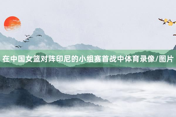 在中国女篮对阵印尼的小组赛首战中体育录像/图片