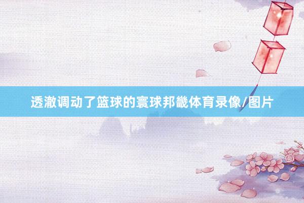 透澈调动了篮球的寰球邦畿体育录像/图片