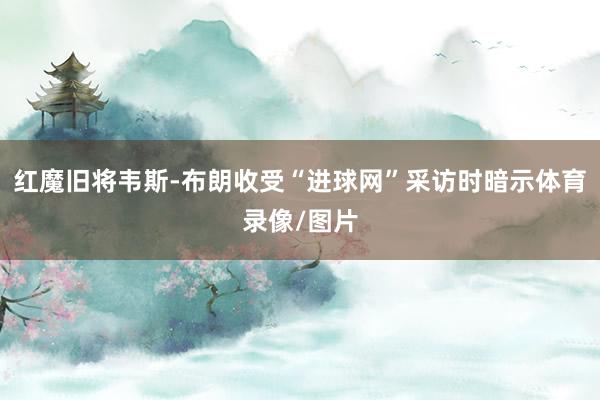红魔旧将韦斯-布朗收受“进球网”采访时暗示体育录像/图片
