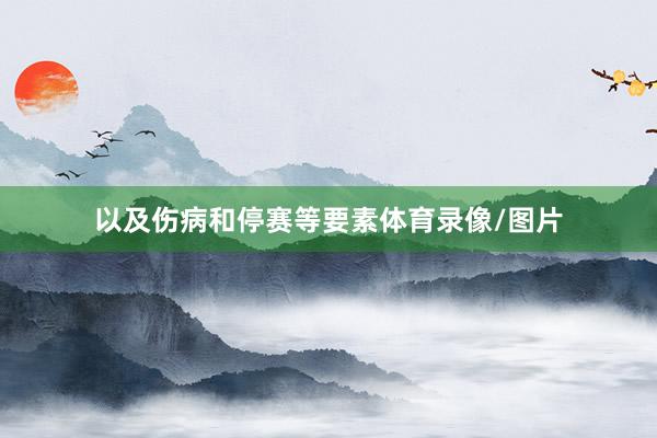 以及伤病和停赛等要素体育录像/图片