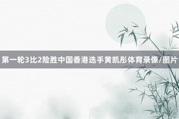 第一轮3比2险胜中国香港选手黄凯彤体育录像/图片